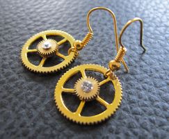 1 Paar Uhrknall`s Steampunk Ohrhänger